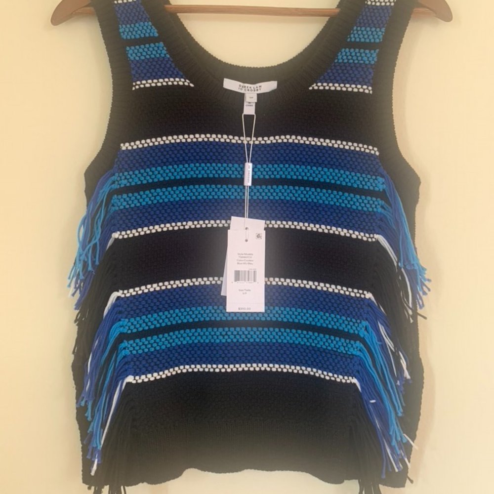 Fringe Sleveless Top - Small